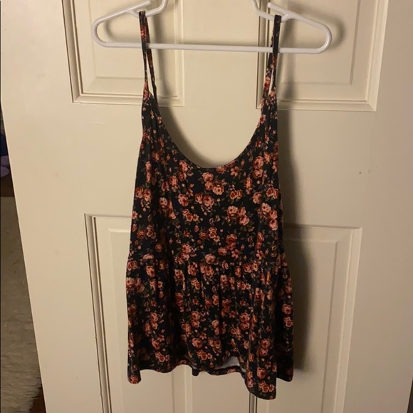 american eagle floral tank top - Picture 1 of 1